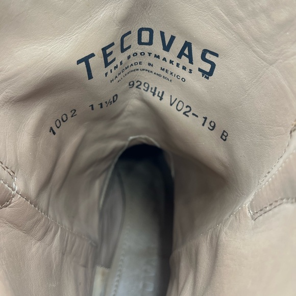 Men’s Leather Tecovas Brown Boots Size 11.5 - Picture 10 of 10